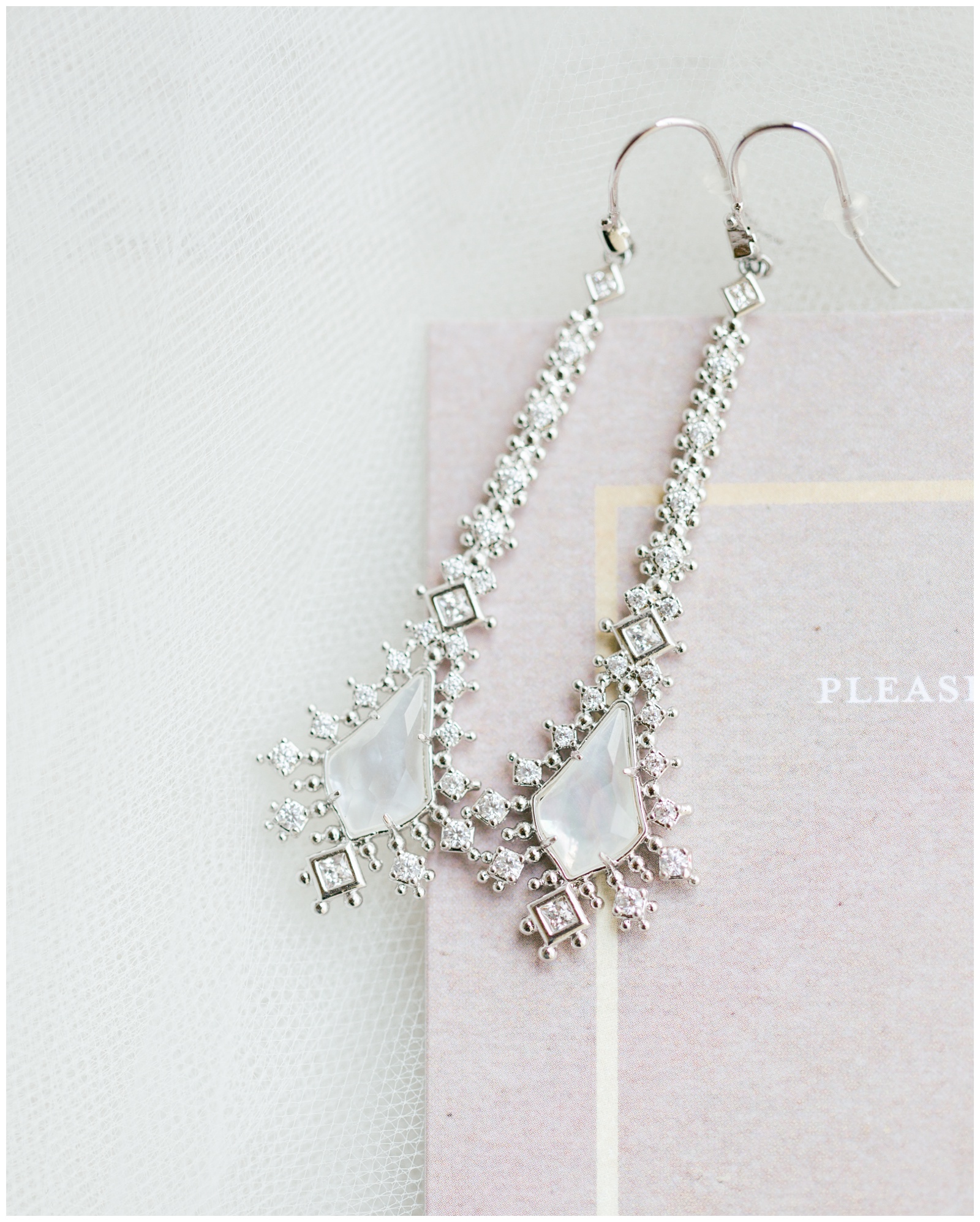 crystal earings, wedding jewelry, Atlanta GA wedding photographer