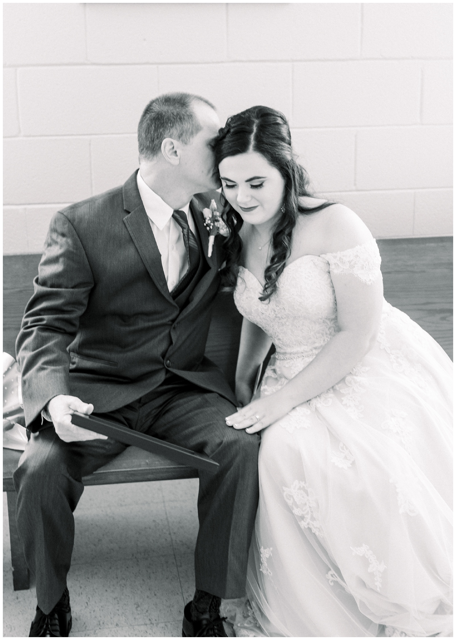 bride giving father of bride gift, atlanta ga wedding photographer