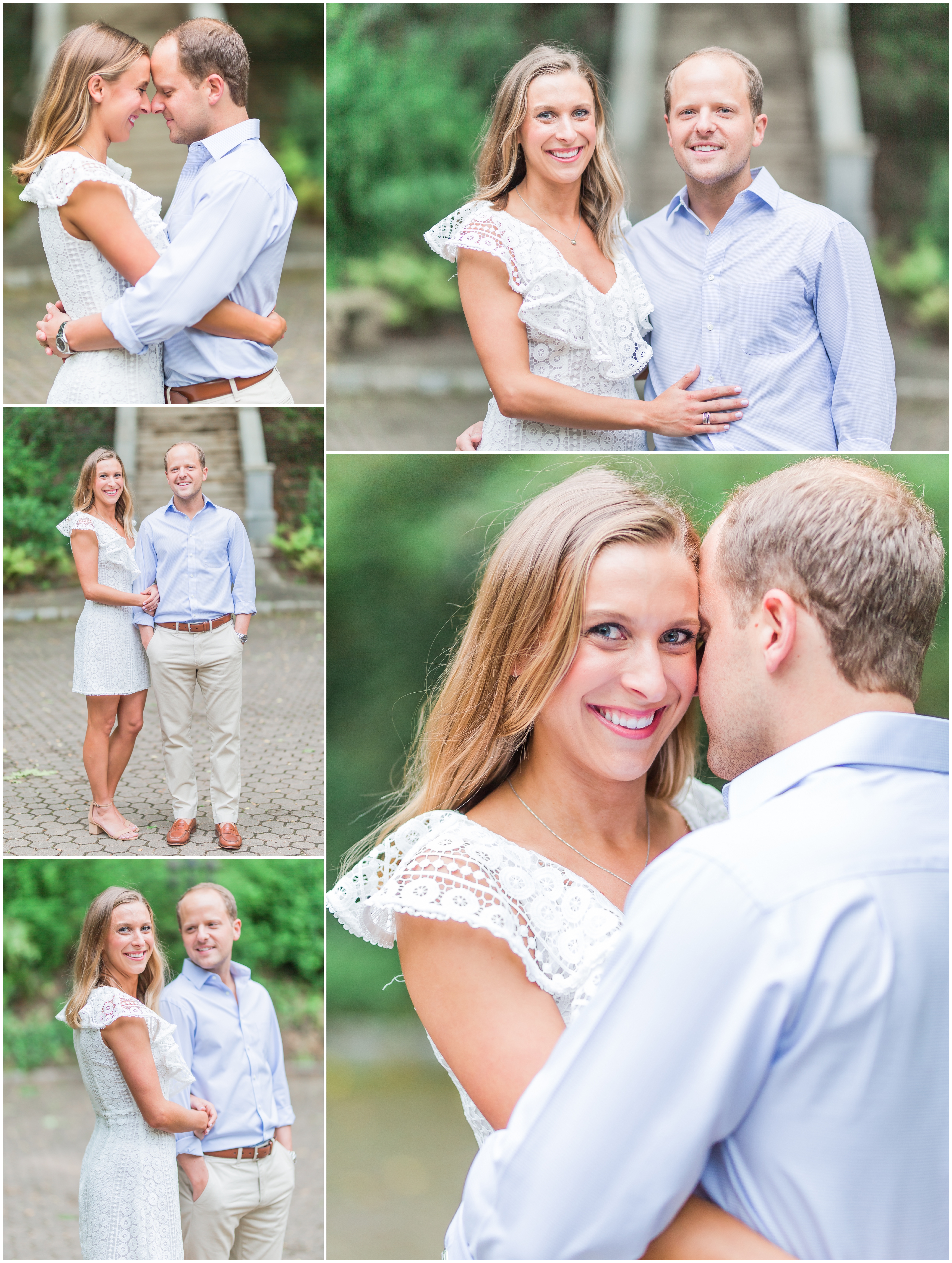 A Spring engagement session at Cator Woolford Gardens in Atlanta, Georiga