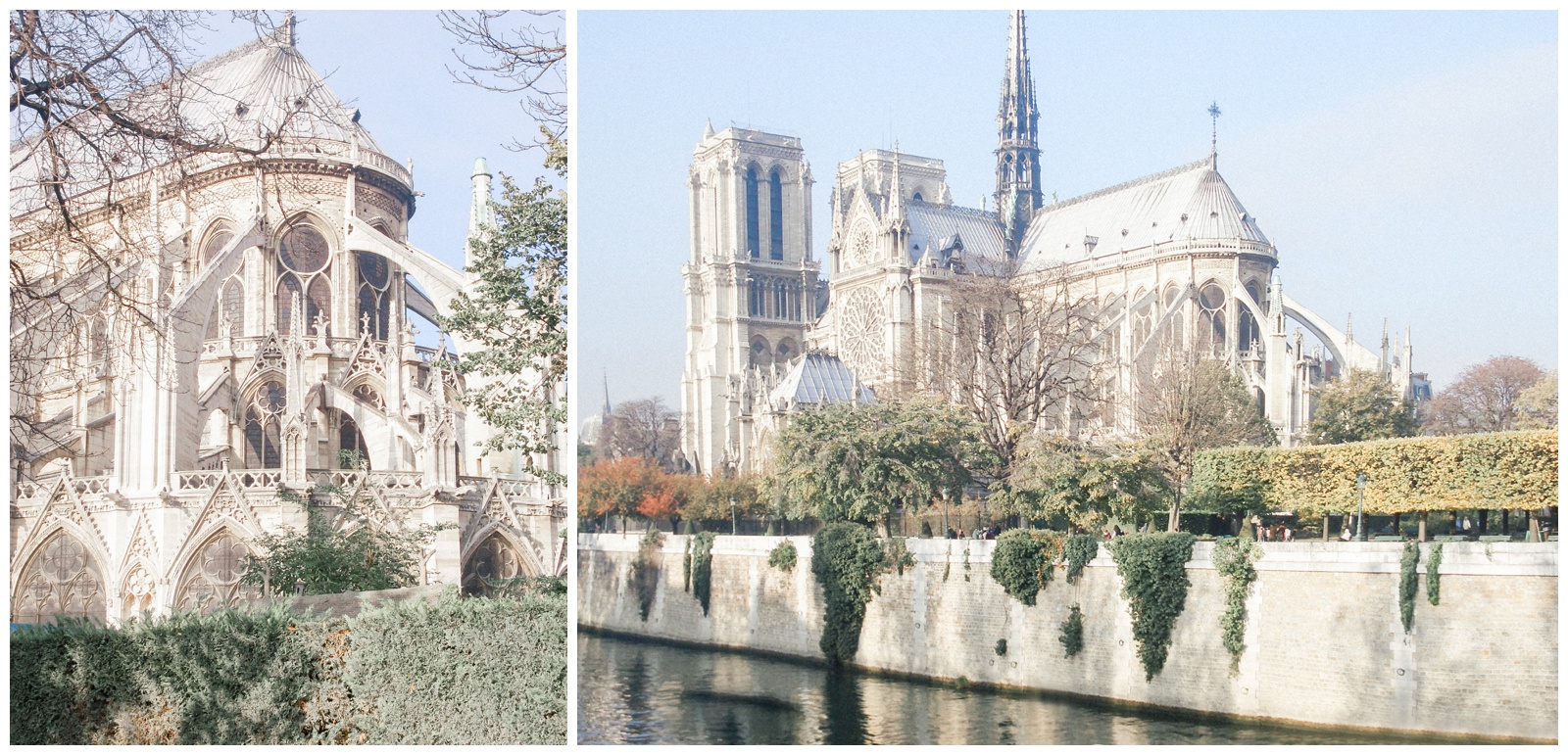 Notre Dame Cathedral, Paris, France, flying buttresses